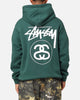Stussy SS Link Fleece Hoodie Forest