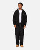 Stussy Stock Embroidery Full Zip Hoodie Black
