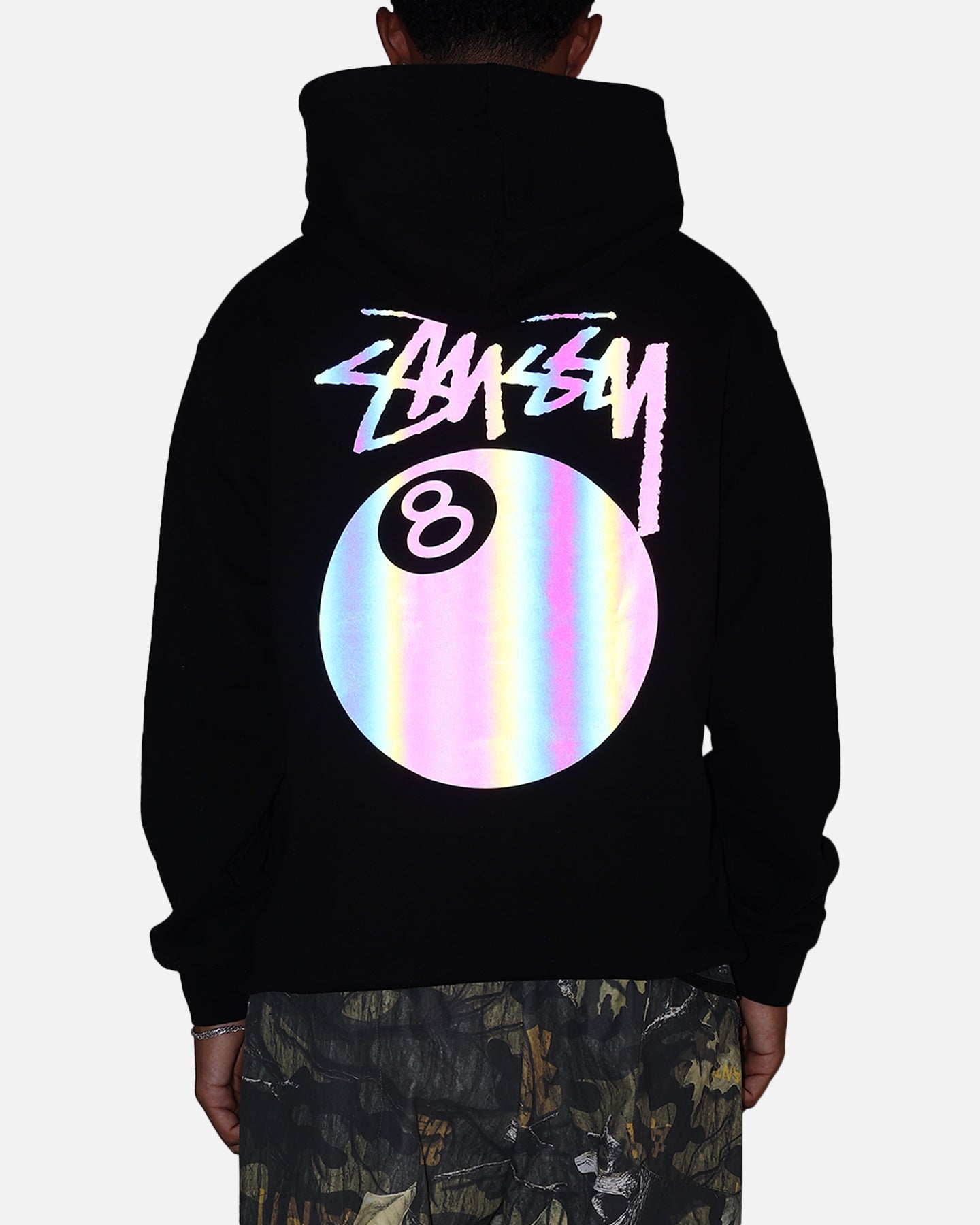 Stussy UV 8 Ball Fleece Hoodie Black | Culture Kings NZ