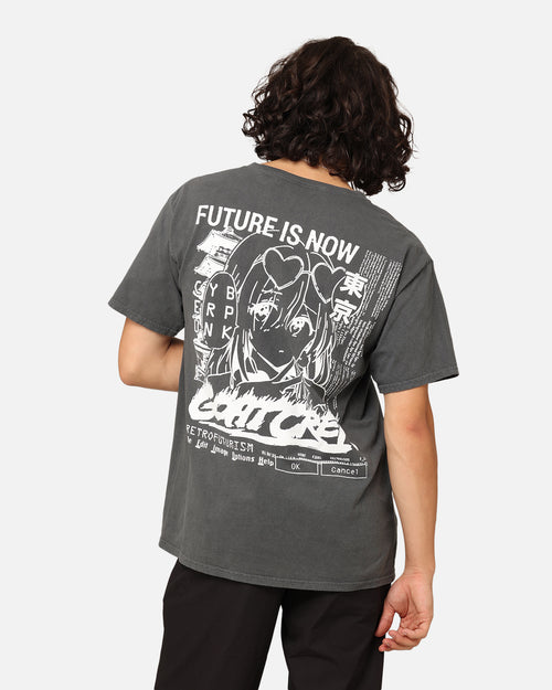 Goat Crew UWU Girl T-Shirt Off Black