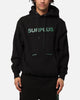 Daniel Patrick Surplus Logo Hoodie Black/Hunter Green