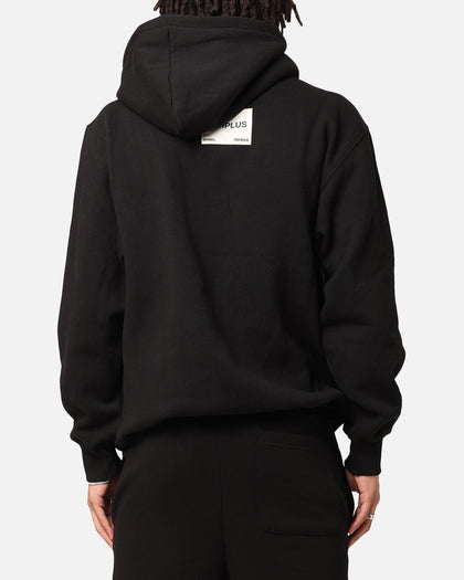 Daniel Patrick Surplus Logo Hoodie Black/Hunter Green
