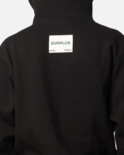 Daniel Patrick Surplus Logo Hoodie Black/Hunter Green