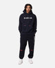 Daniel Patrick Surplus Logo Hoodie Navy/Cream/Red