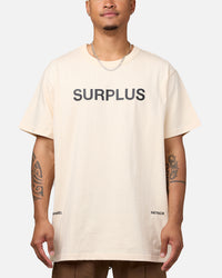Daniel Patrick Surplus Logo T-Shirt Cream/Black