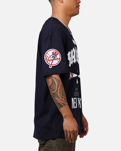 Pro Standard New York Yankees City Tour CJ Drop T-Shirt Midnight Navy