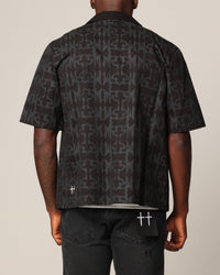 Saint Morta Tribal Short Sleeve T-Shirt Black/Black