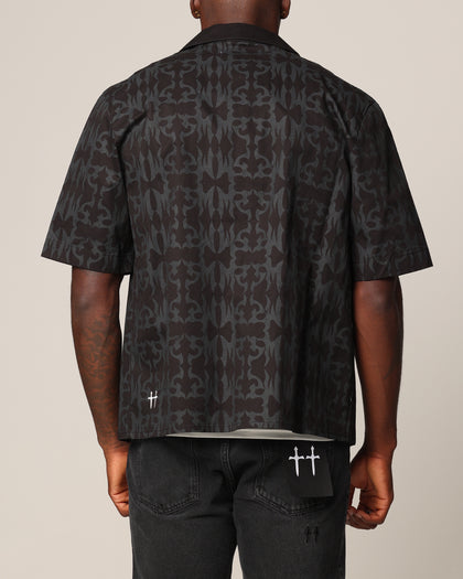 Saint Morta Tribal Short Sleeve T-Shirt Black/Black