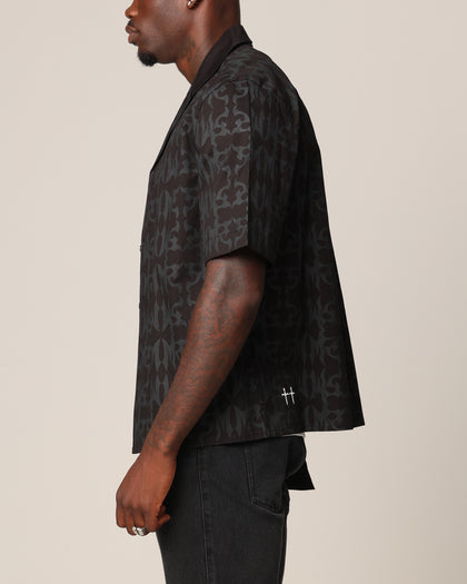 Saint Morta Tribal Short Sleeve T-Shirt Black/Black