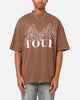 Saint Morta Tour Mock T-Shirt Brown