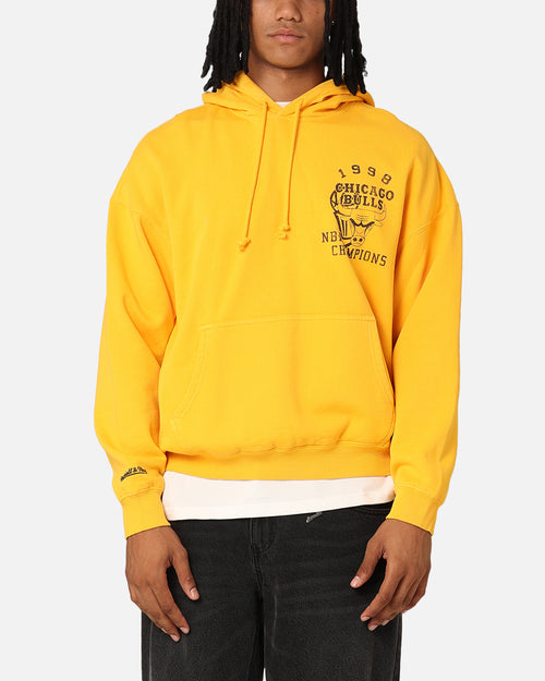 Mitchell & Ness Chicago Bulls Rings Hoodie Ochre