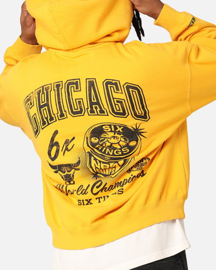 Mitchell & Ness Chicago Bulls Rings Hoodie Ochre