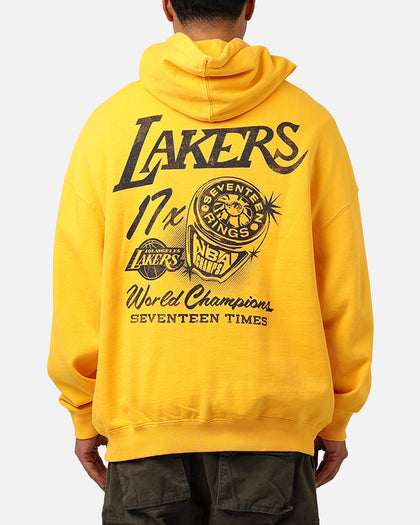 Mitchell & Ness Los Angeles Lakers Rings Hoodie Ochre