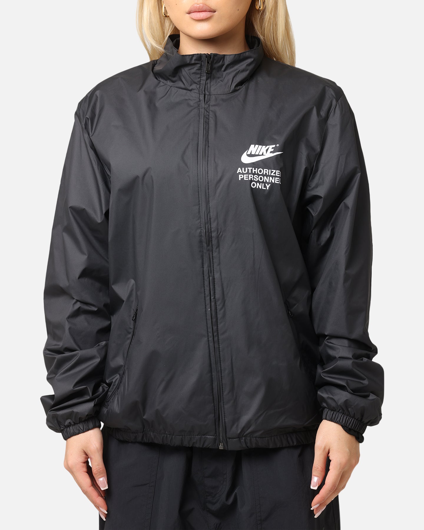 Nike Woven Full Zip Jacket Black/Black | Culture Kings NZ