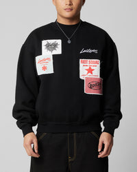 Loiter Riot Crewneck Black