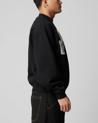 Loiter Riot Crewneck Black
