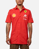 Puma X Scuderia Ferrari 2024 Team Button Up Shirt Burnt Red