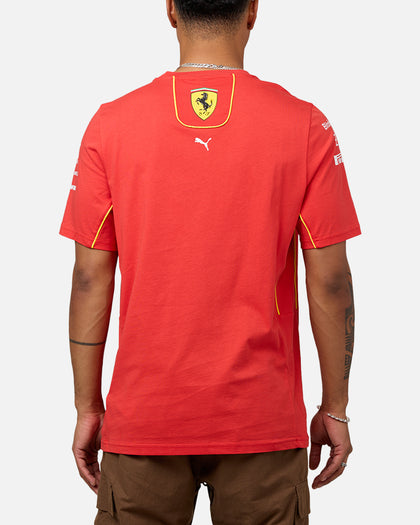 Puma X Scuderia Ferrari 2024 Team T-Shirt Burnt Red