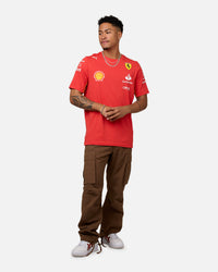 Puma X Scuderia Ferrari 2024 Team T-Shirt Burnt Red