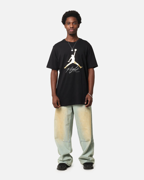 Jordan Jumpman Flight T-Shirt Black/Metallic Gold
