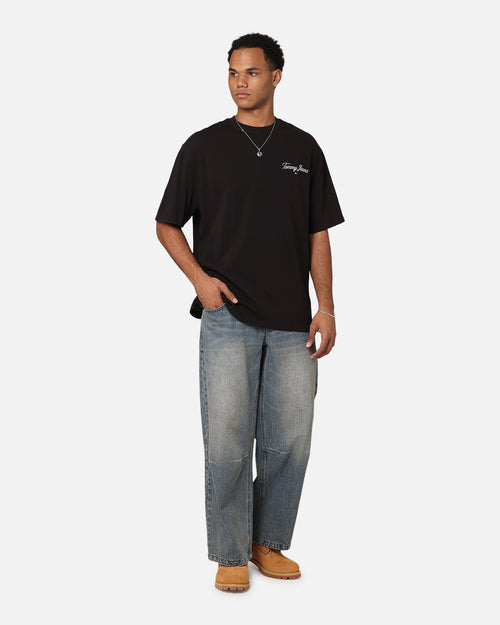 Tommy Jeans TJM OVZ Serif Linear T-Shirt Black