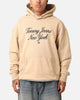 Tommy Jeans TJM Luxe Serif Relax Hoodie Tawny Sand