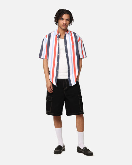 Tommy Jeans TJM Relax Stripes Shirt White Stripe