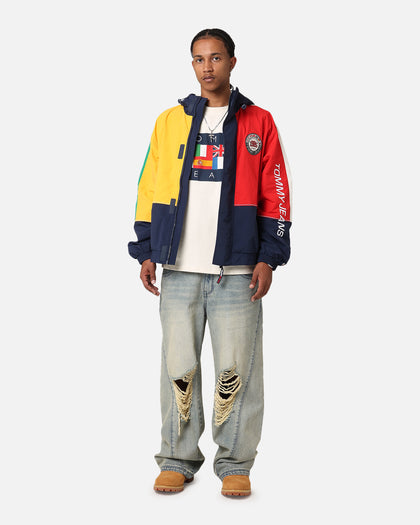 Tommy Jeans TJU Archive Games Chicago Windbreaker Jacket Sport Navy/Multi