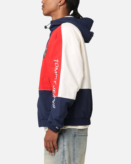Tommy Jeans TJU Archive Games Chicago Windbreaker Jacket Sport Navy/Multi