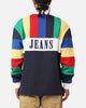 Tommy Jeans TJU Archive Games Multi Rugby Shirt Twilight Indigo