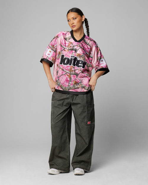 Loiter Training Jersey Pink Camo