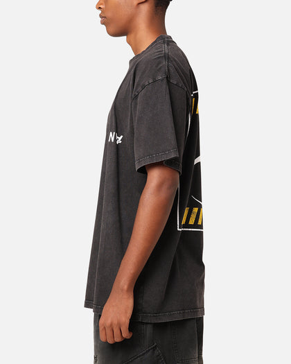 The Anti Order Anti Nuclear T-Shirt Black Acid Wash