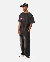 The Anti Order Astar T-Shirt Black Acid Wash