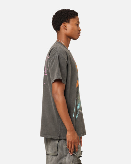 Marvel X-Men Gambit Heavyweight T-Shirt Black Wash