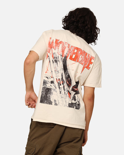 Marvel X-Men Wolverine Heavyweight T-Shirt Off White