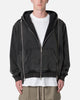 MNML Dual Zipper Hoodie Washed Black