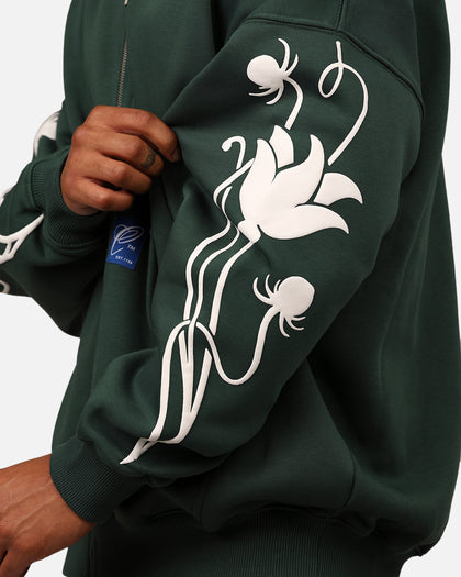 Carre Nouveau Fill Zip Hoodie Green