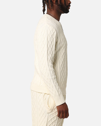 XXIII Lucas Cable Knit Sweater Cream