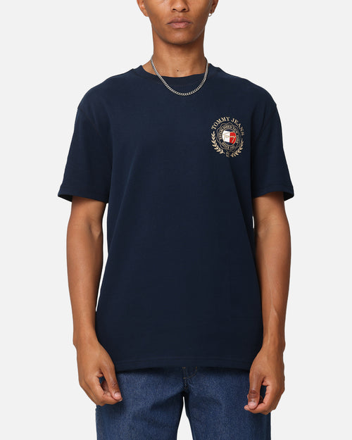 Tommy Jeans TJM Prep Explorer Luxe T-Shirt Dark Night Navy