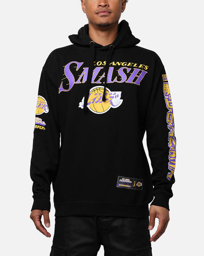 Hyperfly X My Hero Academia X NBA Los Angeles Lakers Hoodie Black