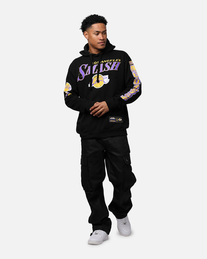 Hyperfly X My Hero Academia X NBA Los Angeles Lakers Hoodie Black