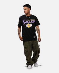 Hyperfly X My Hero Academia V NBA Los Angeles Lakers T-Shirt Black
