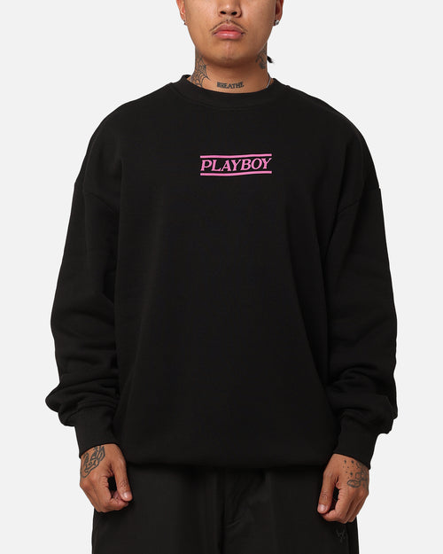 Playboy The Kiss Crewneck Black/Pink