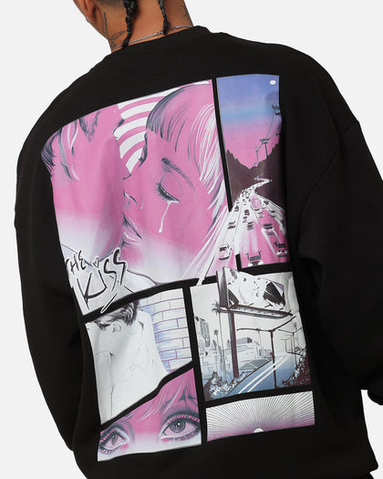 Playboy The Kiss Crewneck Black/Pink