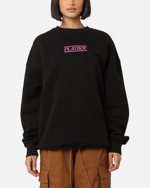 Playboy The Kiss Crewneck Black/Pink