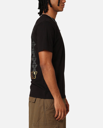 Playboy Linear Classic Bunny Stack T-Shirt Washed Black