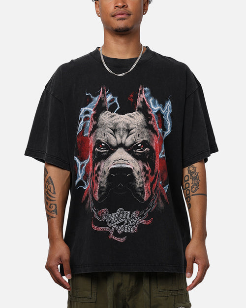 Rolling Loud X Culture Kings Dawg T-Shirt Vintage Black