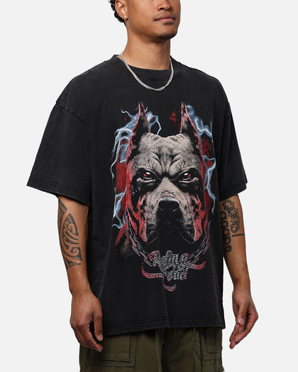Rolling Loud X Culture Kings Dawg T-Shirt Vintage Black
