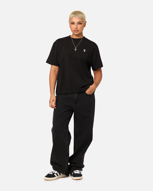 Playboy Women's Bunny Basics T-Shirt Black