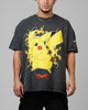 Pokémon By Loiter Pikachu Heavyweight T-Shirt Black Wash